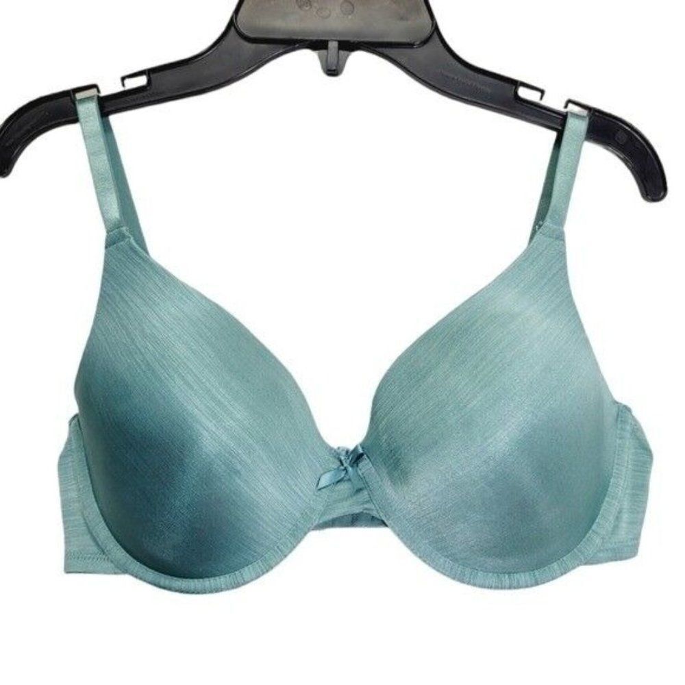 ^Secret treasure 34D sea foam green padded underwire bra